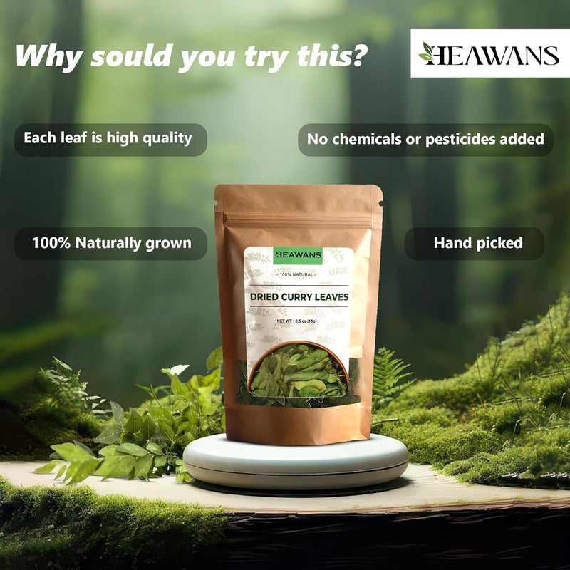 Heawans Organic Dried Curry Leaves - Image 4